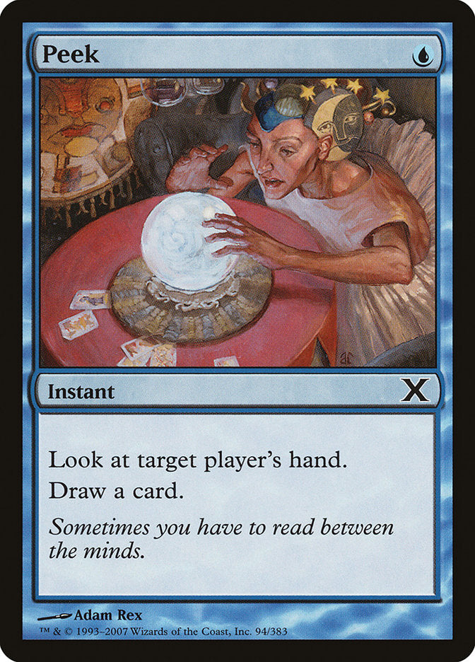 Peek [Tenth Edition] - Magic: The Gathering - Card Brawlers | Quebec | Canada |