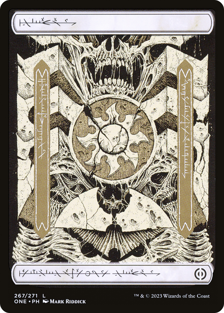 Plains (267) (Phyrexian) [Phyrexia: All Will Be One] - Magic: The Gathering - Card Brawlers | Quebec | Canada |