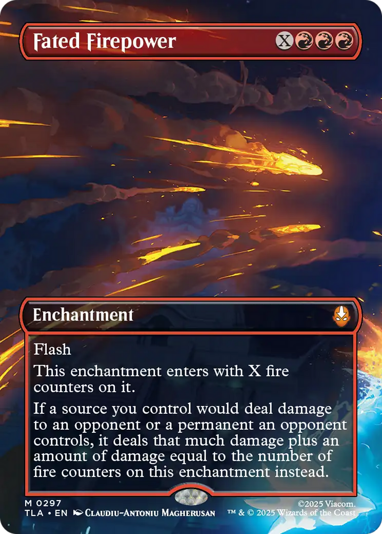 Fated Firepower (Borderless) [Avatar: The Last Airbender] - Magic: The Gathering - Card Brawlers | Quebec | Canada |