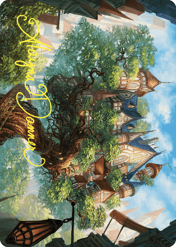 Edgewall Inn Art Card (Gold-Stamped Signature) [Wilds of Eldraine Art Series] - Magic: The Gathering - Card Brawlers | Quebec | Canada |