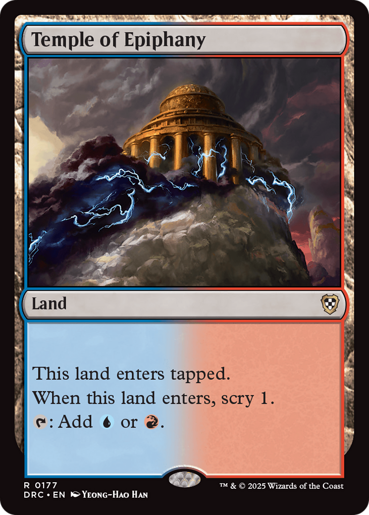 Temple of Epiphany [Aetherdrift Commander] - Magic: The Gathering - Card Brawlers | Quebec | Canada |