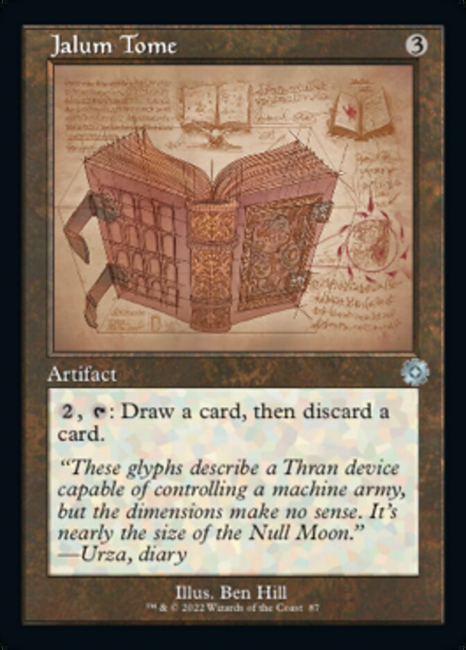 Jalum Tome (Retro Schematic) [The Brothers' War Retro Artifacts] - Magic: The Gathering - Card Brawlers | Quebec | Canada |