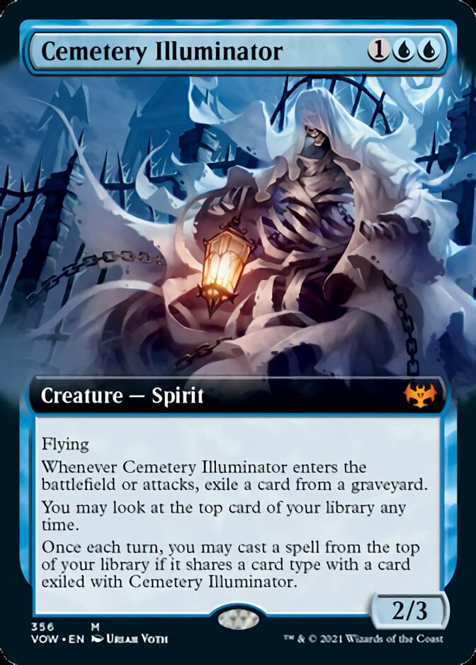 Cemetery Illuminator (Extended Art) [Innistrad: Crimson Vow] - Magic: The Gathering - Card Brawlers | Quebec | Canada |