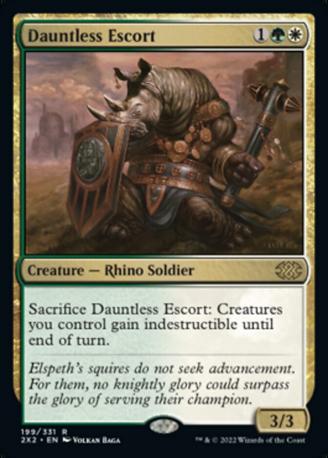 Dauntless Escort [Double Masters 2022] - Magic: The Gathering - Card Brawlers | Quebec | Canada |