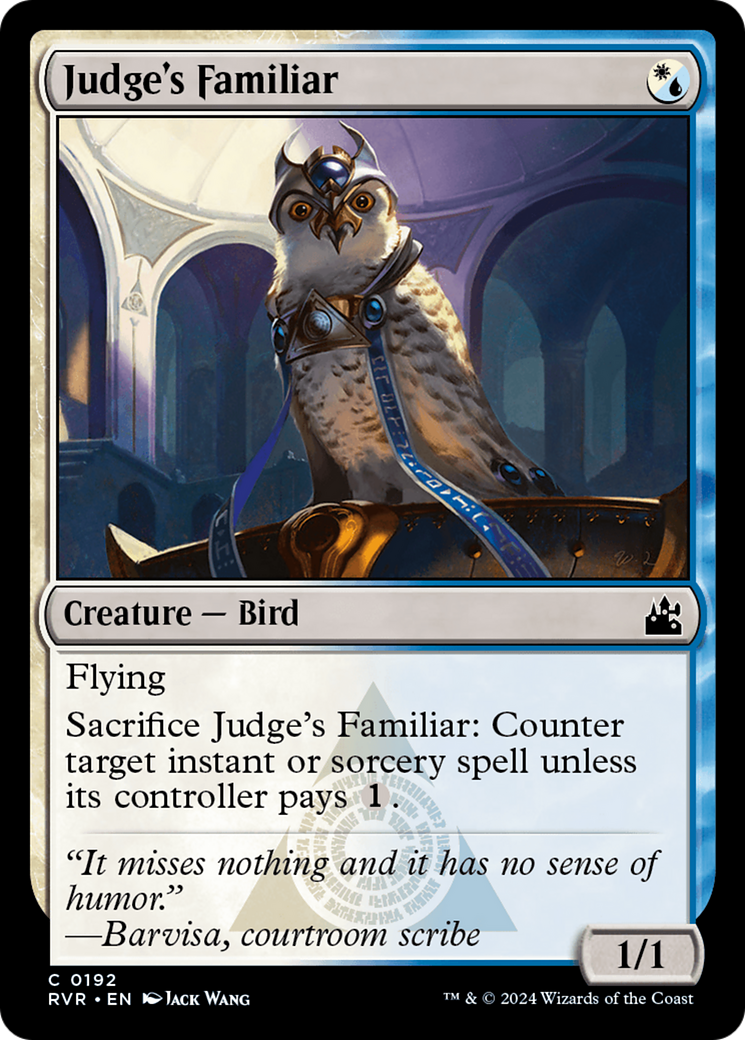 Judge's Familiar [Ravnica Remastered] - Magic: The Gathering - Card Brawlers | Quebec | Canada |