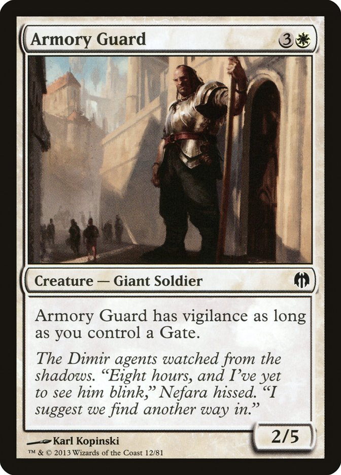 Armory Guard [Duel Decks: Heroes vs. Monsters] - Magic: The Gathering - Card Brawlers | Quebec | Canada |