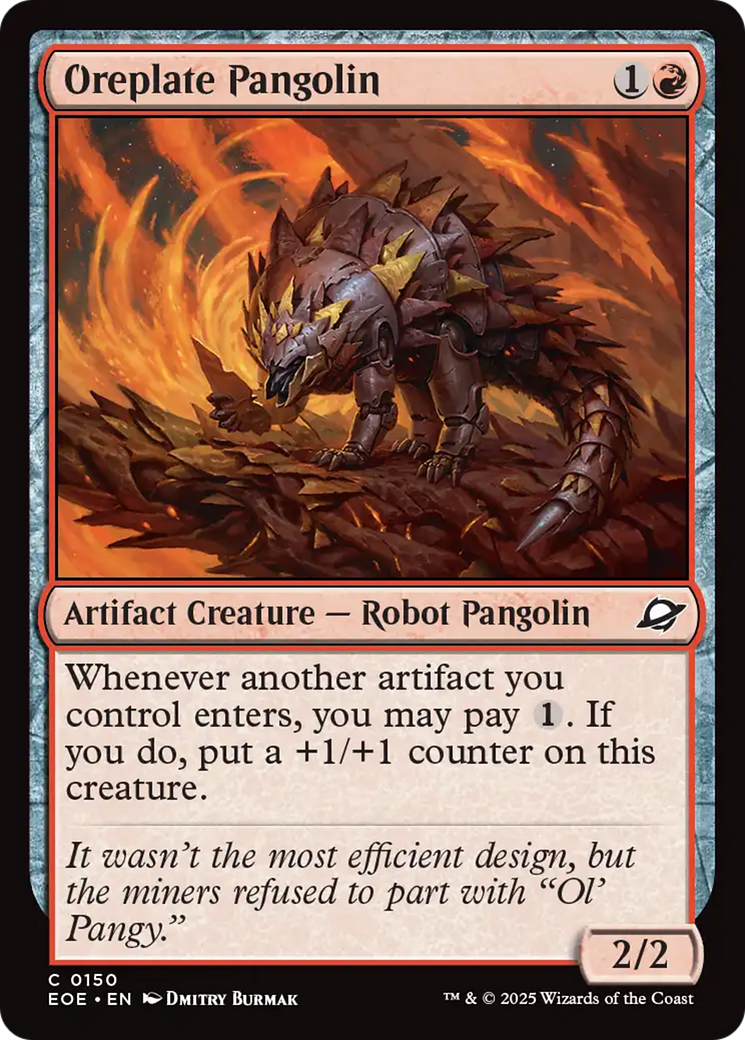 Oreplate Pangolin [Edge of Eternities] - Magic: The Gathering - Card Brawlers | Quebec | Canada |