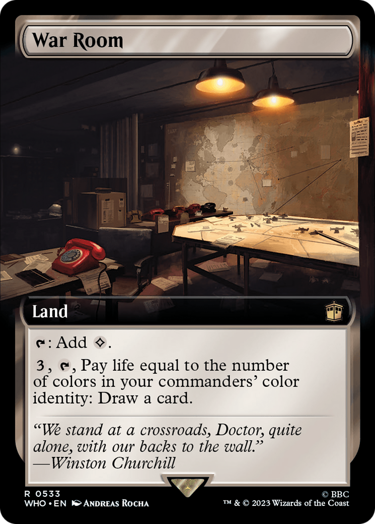 War Room (Extended Art) [Doctor Who] - Magic: The Gathering - Card Brawlers | Quebec | Canada |