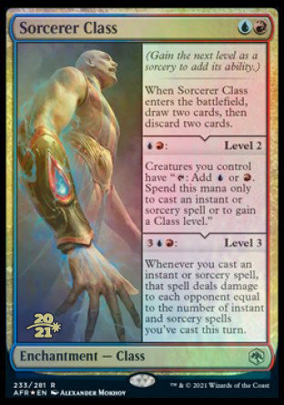Sorcerer Class [Dungeons & Dragons: Adventures in the Forgotten Realms Prerelease Promos] - Magic: The Gathering - Card Brawlers | Quebec | Canada |