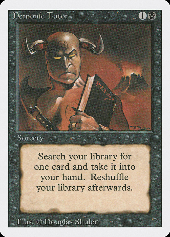 Demonic Tutor [Revised Edition] - Magic: The Gathering - Card Brawlers | Quebec | Canada |