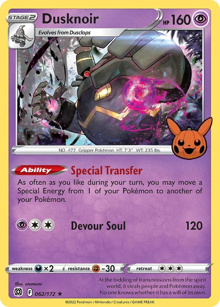 Dusknoir (062/172) [Trick or Trade] - Pokémon - Card Brawlers | Quebec | Canada |