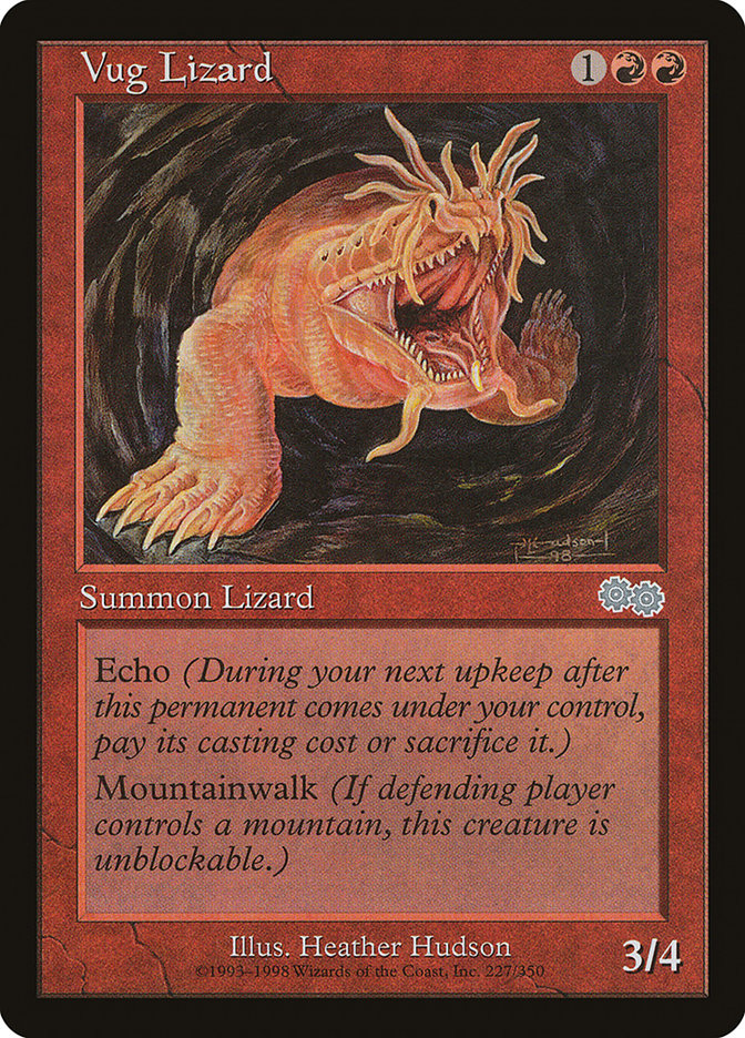 Vug Lizard [Urza's Saga] - Magic: The Gathering - Card Brawlers | Quebec | Canada |