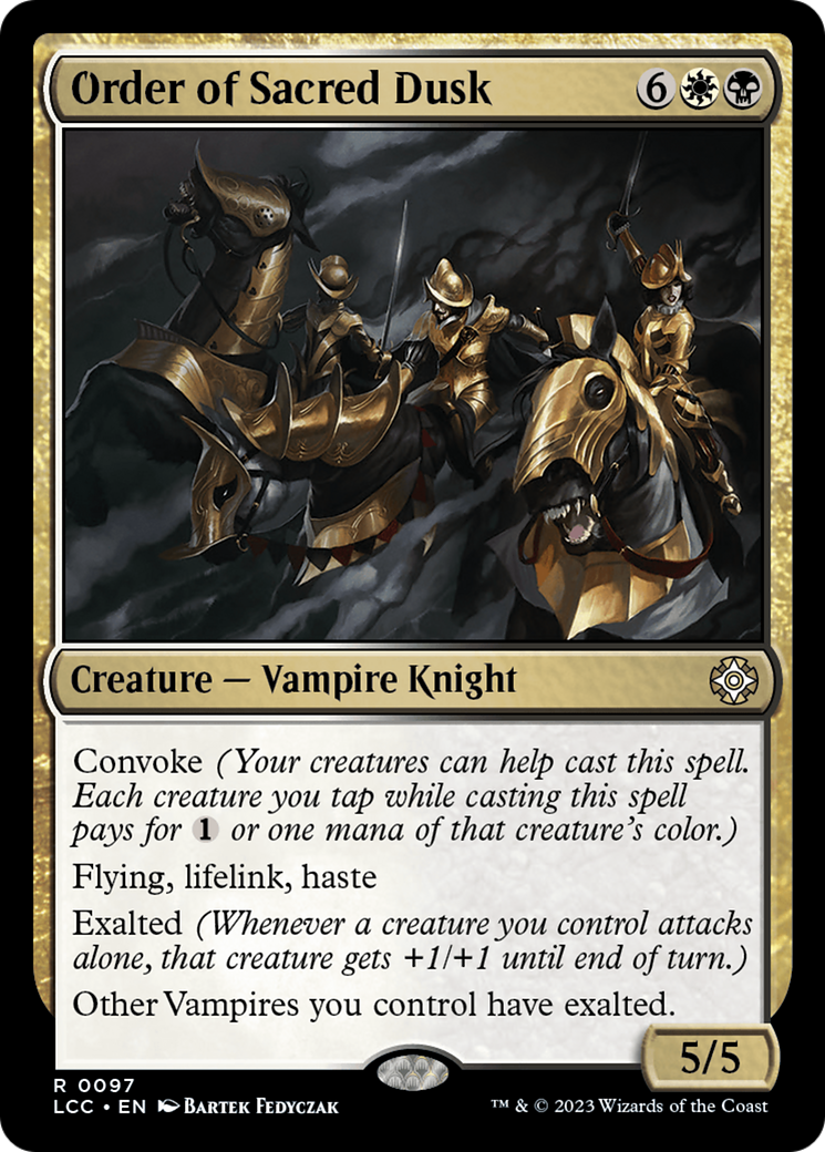 Order of Sacred Dusk [The Lost Caverns of Ixalan Commander] - Magic: The Gathering - Card Brawlers | Quebec | Canada |