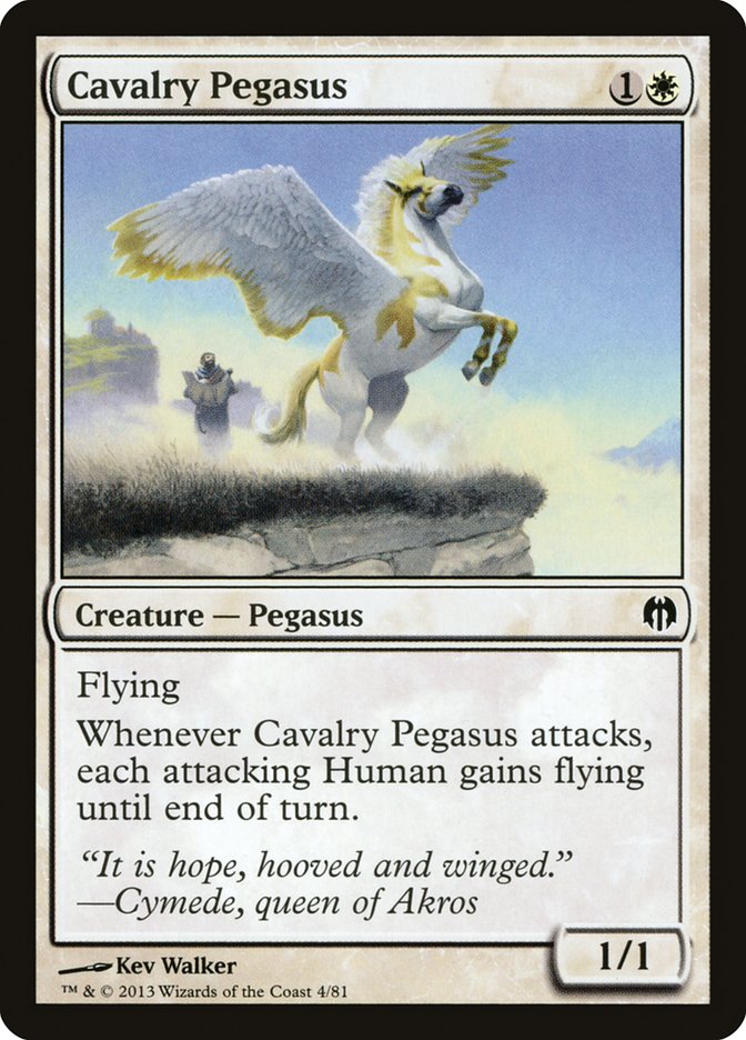 Cavalry Pegasus [Duel Decks: Heroes vs. Monsters] - Magic: The Gathering - Card Brawlers | Quebec | Canada |