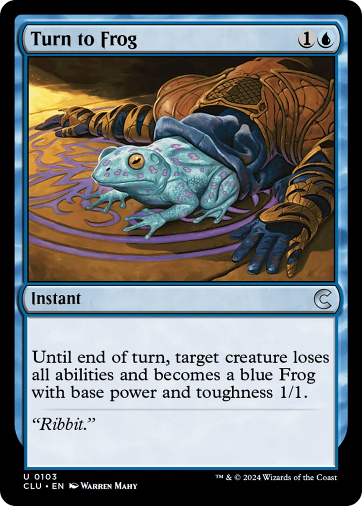 Turn to Frog [Ravnica: Clue Edition] - Magic: The Gathering - Card Brawlers | Quebec | Canada |