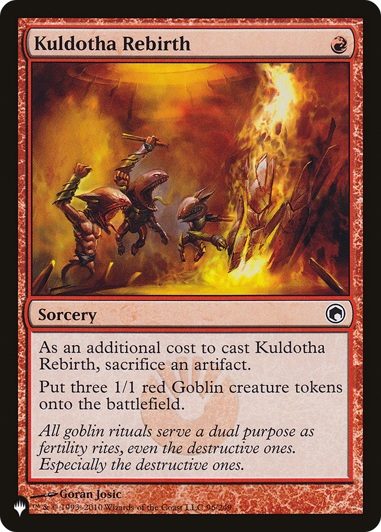 Kuldotha Rebirth [The List] - Magic: The Gathering - Card Brawlers | Quebec | Canada |