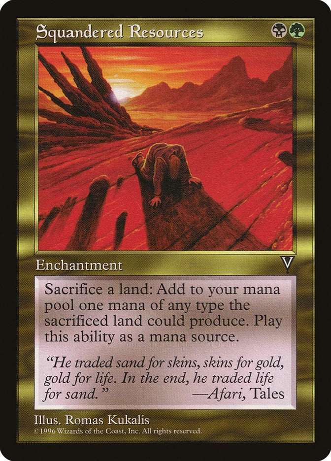 Squandered Resources [Visions] - Magic: The Gathering - Card Brawlers | Quebec | Canada |