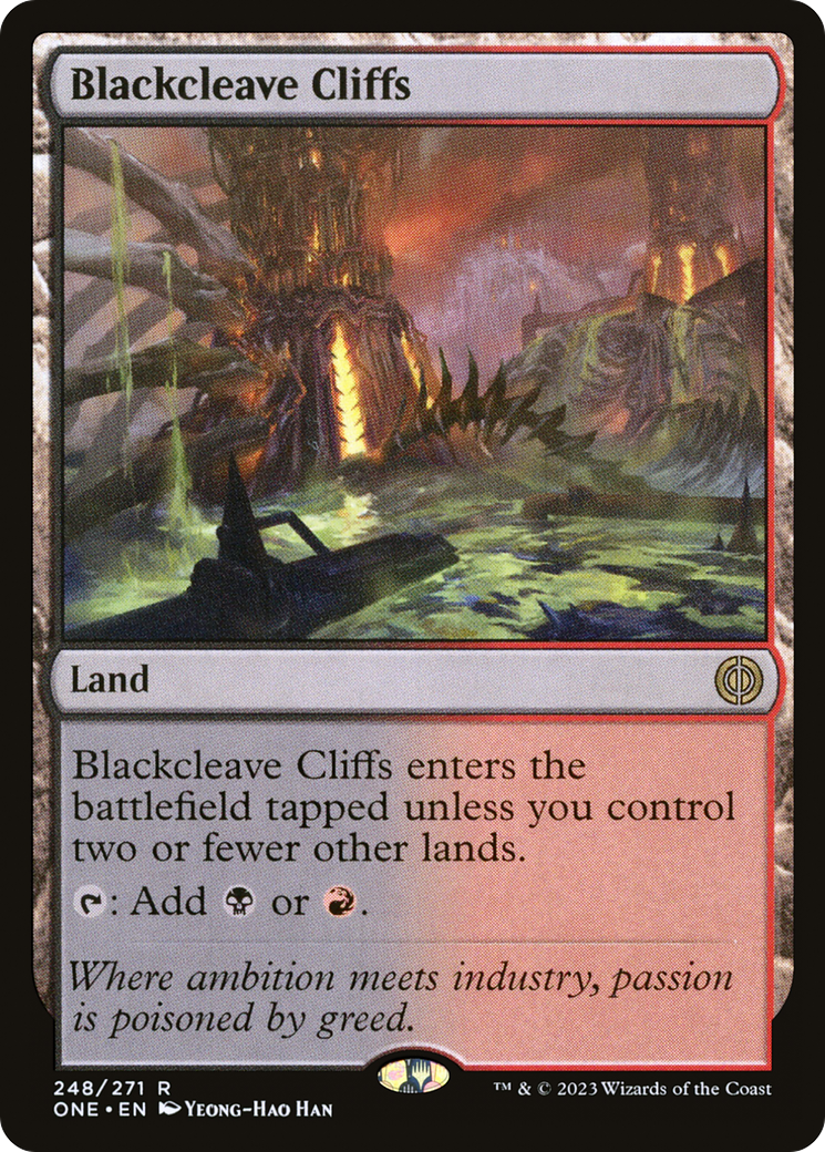 Blackcleave Cliffs [Phyrexia: All Will Be One] - Magic: The Gathering - Card Brawlers | Quebec | Canada |