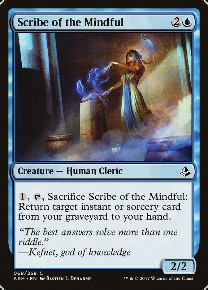 Scribe of the Mindful [Amonkhet] - Magic: The Gathering - Card Brawlers | Quebec | Canada |