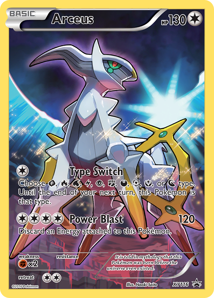 Arceus (XY116) [XY: Black Star Promos] - Pokémon - Card Brawlers | Quebec | Canada |