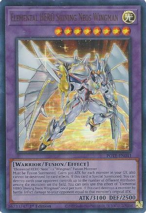 Elemental HERO Shining Neos Wingman [POTE-EN041] Ultra Rare - Yu-Gi-Oh! - Card Brawlers | Quebec | Canada |