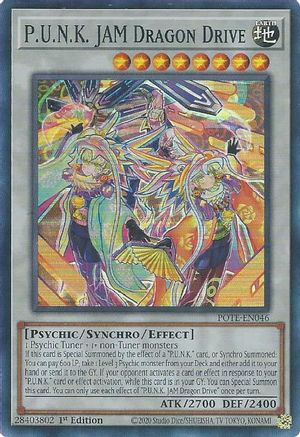 P.U.N.K. JAM Dragon Drive [POTE-EN046] Super Rare - Yu-Gi-Oh! - Card Brawlers | Quebec | Canada |