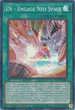 EN - Engage Neo Space [POTE-EN051] Super Rare - Yu-Gi-Oh! - Card Brawlers | Quebec | Canada |