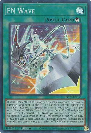 EN Wave [POTE-EN053] Super Rare - Yu-Gi-Oh! - Card Brawlers | Quebec | Canada |