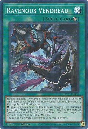 Ravenous Vendread [POTE-EN064] Common - Yu-Gi-Oh! - Card Brawlers | Quebec | Canada |