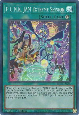 P.U.N.K. JAM Extreme Session [POTE-EN065] Super Rare - Yu-Gi-Oh! - Card Brawlers | Quebec | Canada |