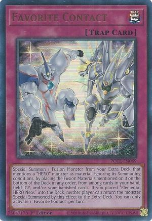 Favorite Contact [POTE-EN069] Ultra Rare - Yu-Gi-Oh! - Card Brawlers | Quebec | Canada |