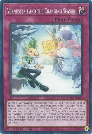 Vernusylph and the Changing Season [POTE-EN074] Common - Yu-Gi-Oh! - Card Brawlers | Quebec | Canada |