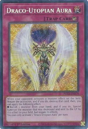 Draco-Utopian Aura [POTE-EN079] Secret Rare - Yu-Gi-Oh! - Card Brawlers | Quebec | Canada |