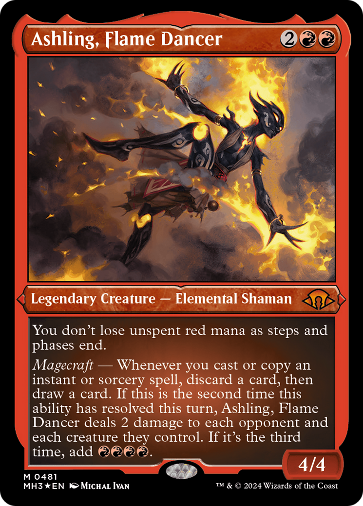 Ashling, Flame Dancer (Foil Etched) [Modern Horizons 3] - Magic: The Gathering - Card Brawlers | Quebec | Canada |