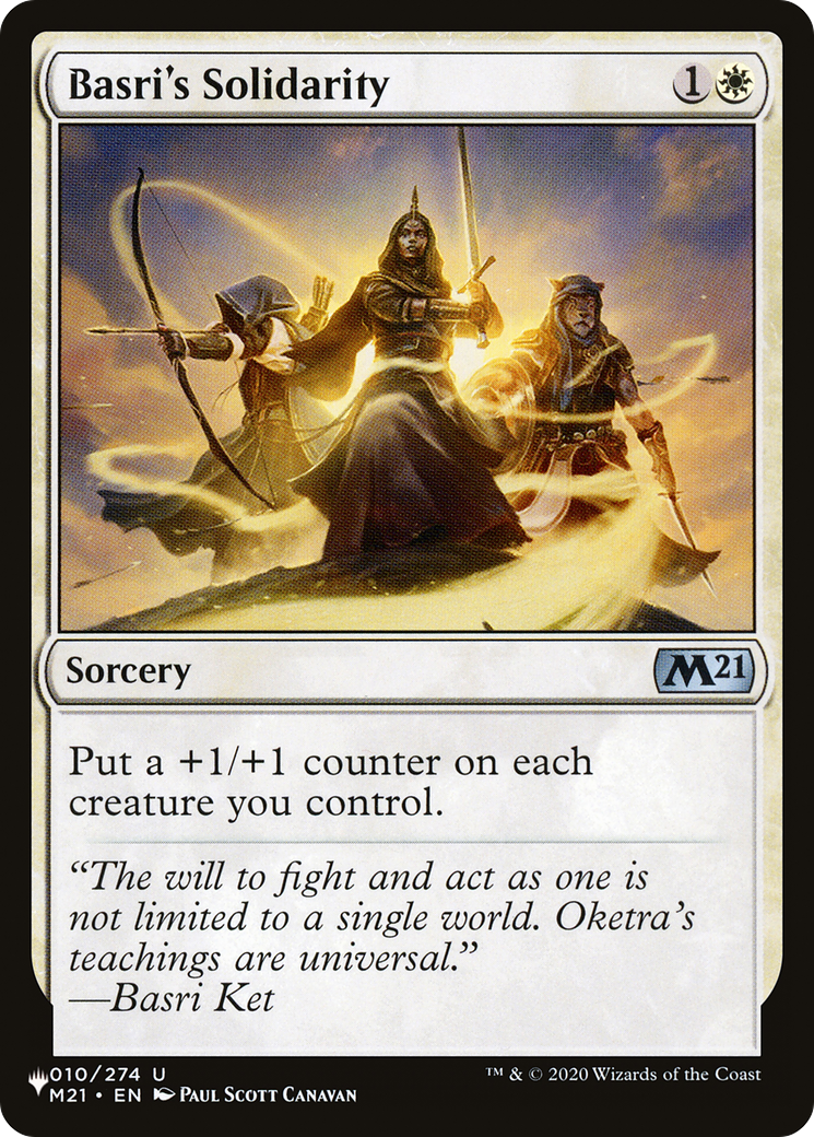 Basri's Solidarity [The List] - Magic: The Gathering - Card Brawlers | Quebec | Canada |