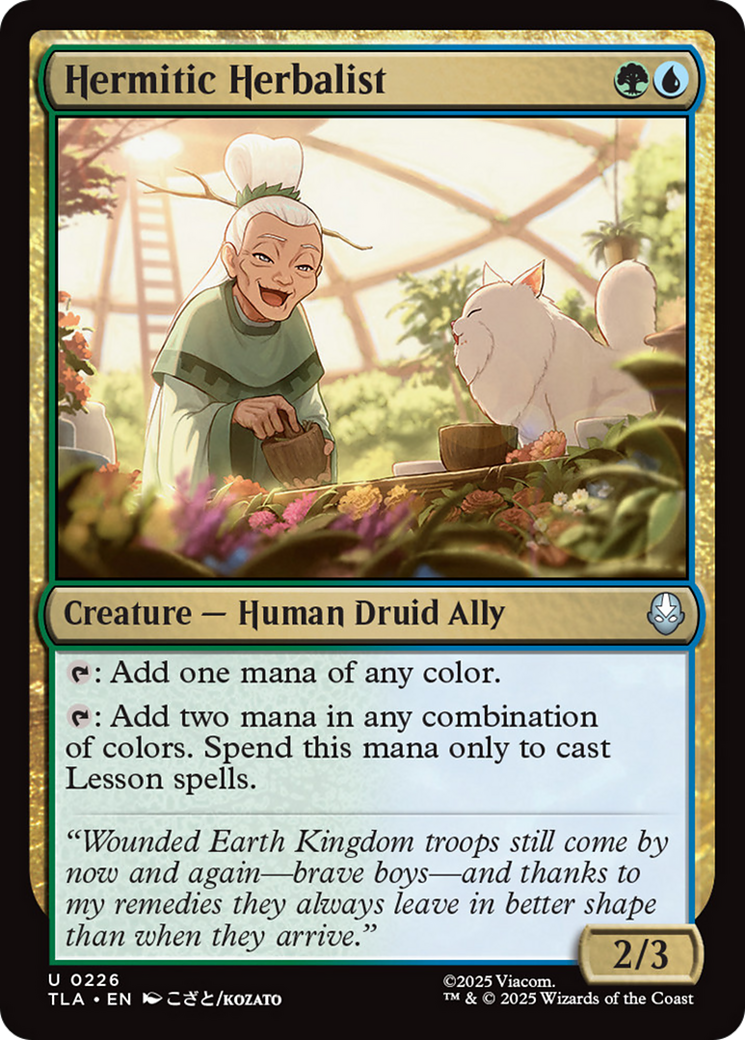 Hermitic Herbalist [Avatar: The Last Airbender] - Magic: The Gathering - Card Brawlers | Quebec | Canada |