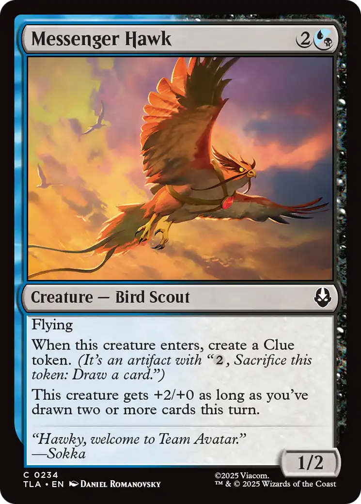 Messenger Hawk [Avatar: The Last Airbender] - Magic: The Gathering - Card Brawlers | Quebec | Canada |