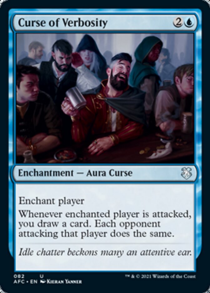 Curse of Verbosity [Dungeons & Dragons: Adventures in the Forgotten Realms Commander] - Magic: The Gathering - Card Brawlers | Quebec | Canada |