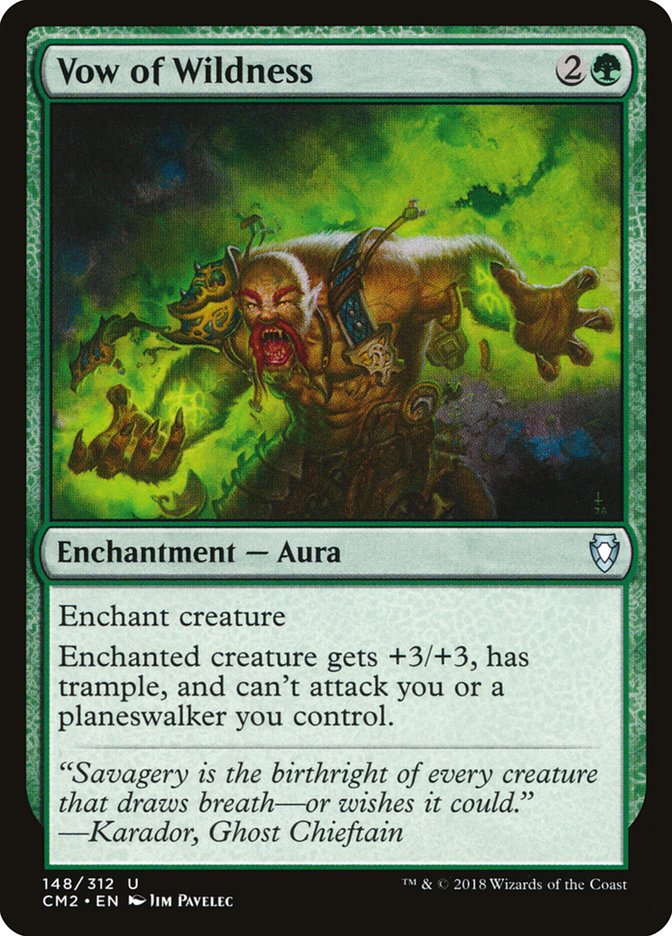 Vow of Wildness [Commander Anthology Volume II] - Magic: The Gathering - Card Brawlers | Quebec | Canada |