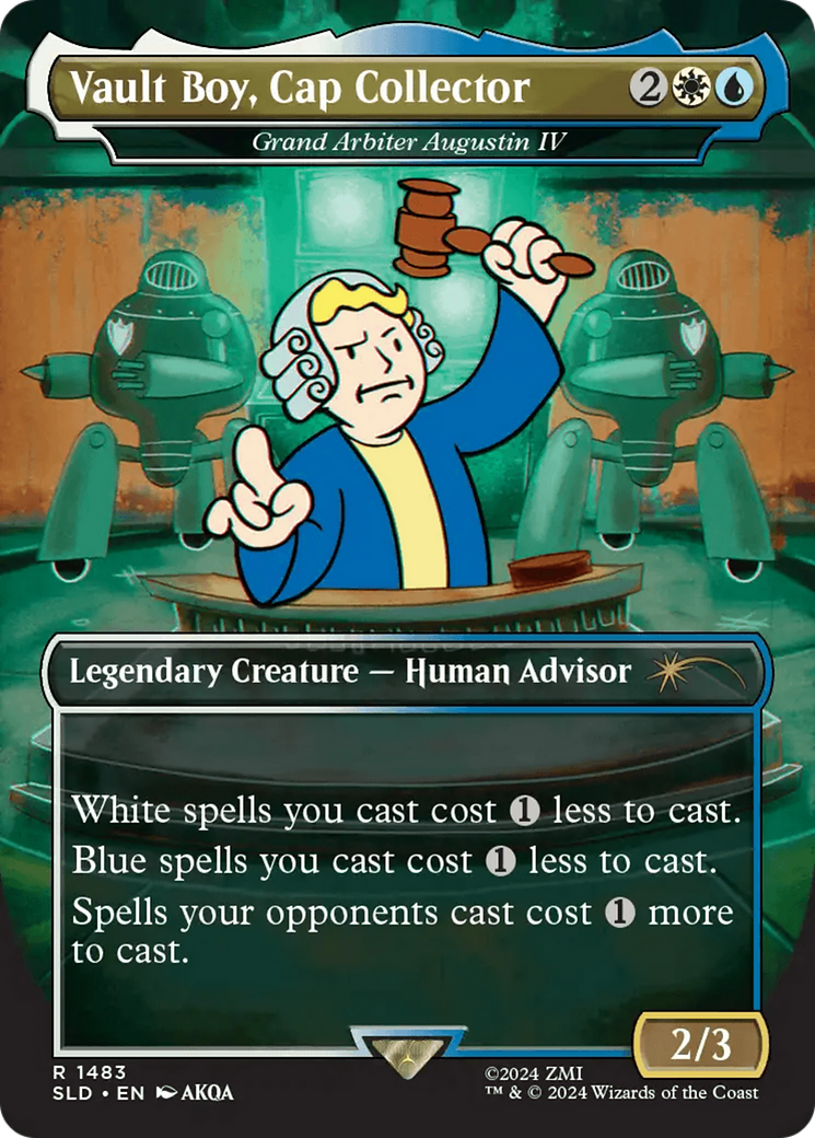 Vault Boy, Cap Collector - Grand Arbiter Augustin IV [Secret Lair Drop Series] - Magic: The Gathering - Card Brawlers | Quebec | Canada |