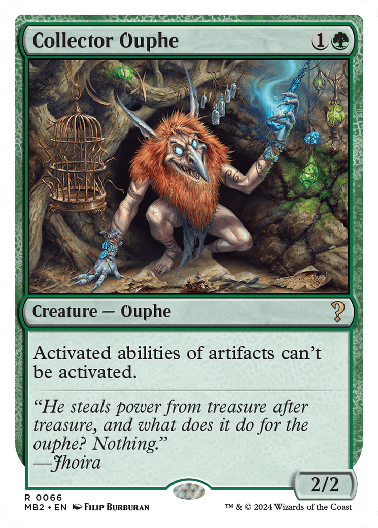 Collector Ouphe (White Border) [Mystery Booster 2] - Magic: The Gathering - Card Brawlers | Quebec | Canada |