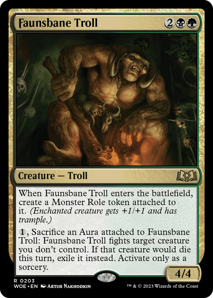 Faunsbane Troll [Wilds of Eldraine] - Magic: The Gathering - Card Brawlers | Quebec | Canada |