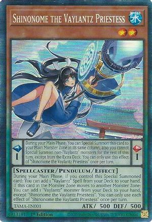 Shinonome the Vaylantz Priestess [TAMA-EN001] Collector's Rare - Yu-Gi-Oh! - Card Brawlers | Quebec | Canada |