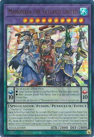 Mamonaka the Vaylantz United [TAMA-EN009] Ultra Rare - Yu-Gi-Oh! - Card Brawlers | Quebec | Canada |