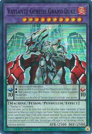 Vaylantz Genesis Grand Duke [TAMA-EN010] Super Rare - Yu-Gi-Oh! - Card Brawlers | Quebec | Canada |