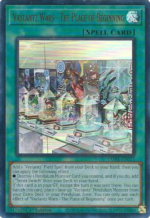Vaylantz Wars - The Place of Beginning [TAMA-EN011] Ultra Rare - Yu-Gi-Oh! - Card Brawlers | Quebec | Canada |