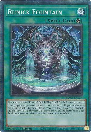 Runick Fountain [TAMA-EN027] Collector's Rare - Yu-Gi-Oh! - Card Brawlers | Quebec | Canada |