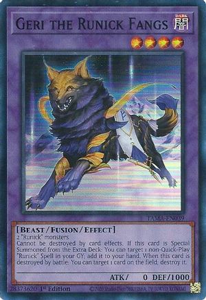 Geri the Runick Fangs [TAMA-EN039] Super Rare - Yu-Gi-Oh! - Card Brawlers | Quebec | Canada |