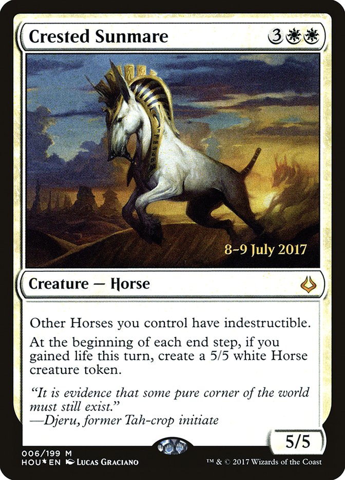 Crested Sunmare [Hour of Devastation Prerelease Promos] - Magic: The Gathering - Card Brawlers | Quebec | Canada |