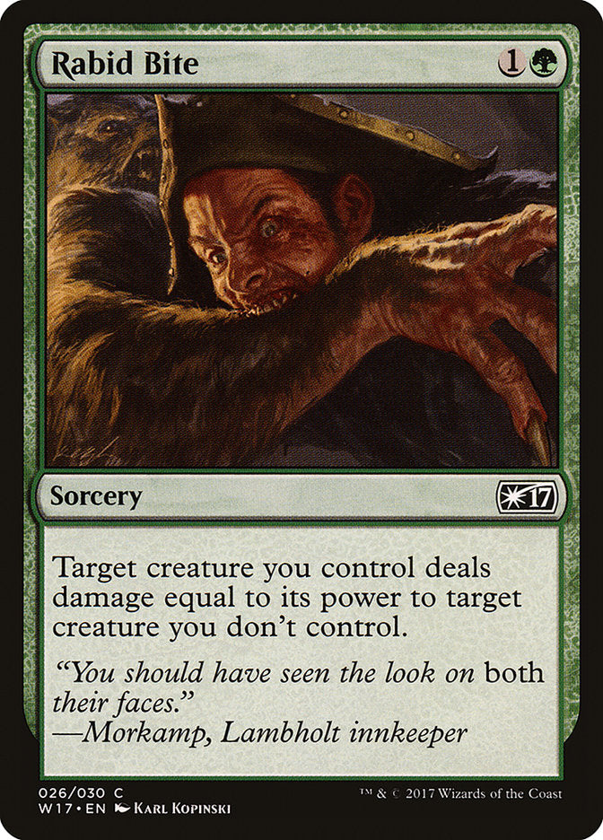 Rabid Bite [Welcome Deck 2017] - Magic: The Gathering - Card Brawlers | Quebec | Canada |